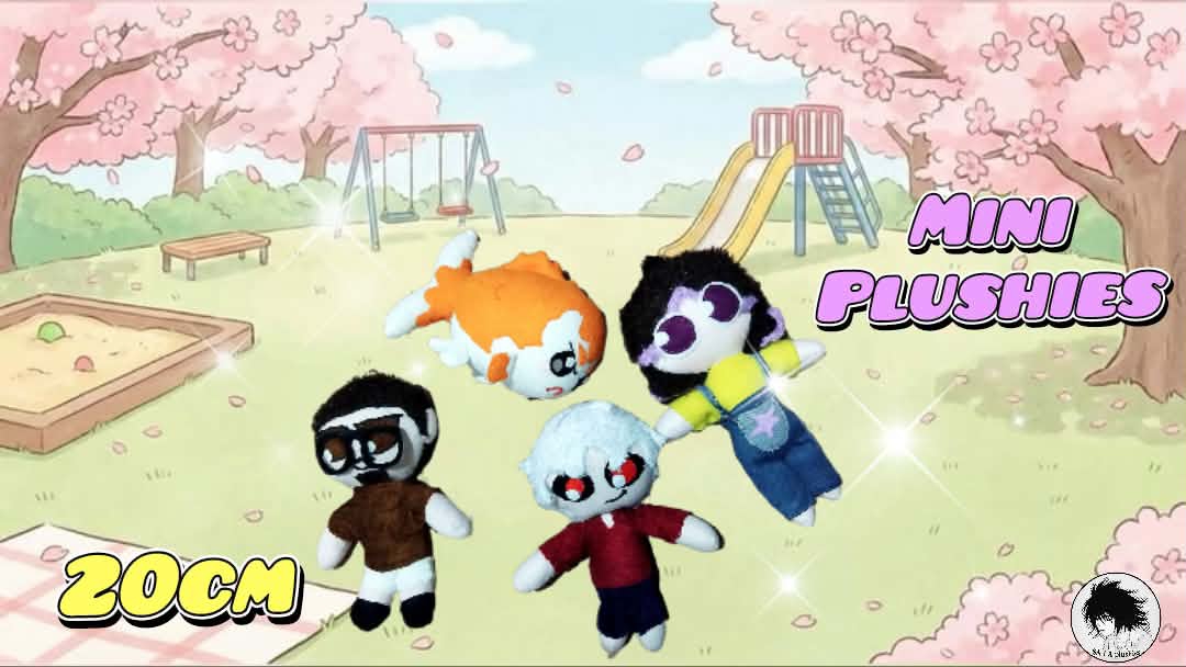 Mini plushies — 20 cm
