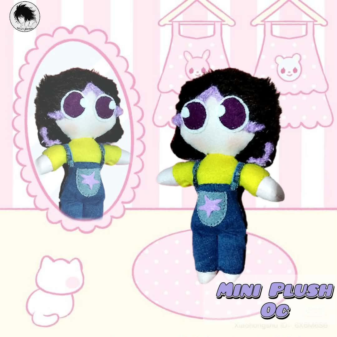 Handmade plush L seated
